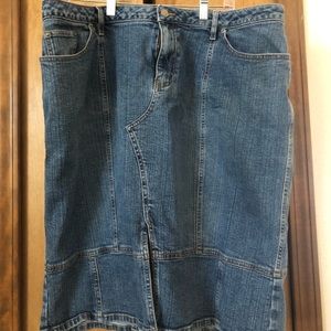 Lane Bryant Jean Skirt